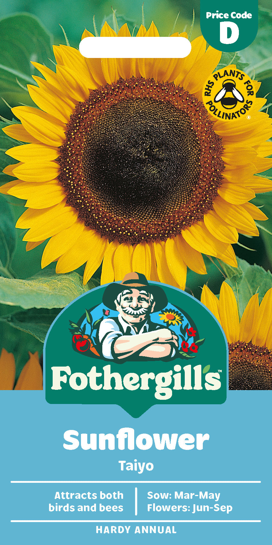 Mr Fothergill's Sunflower Taiyo Seeds Packet