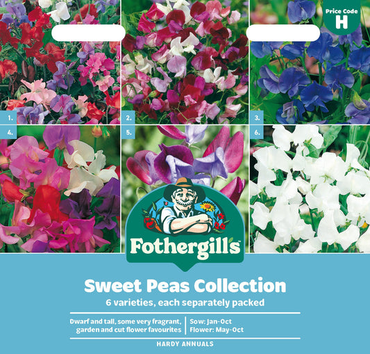Mr Fothergill's Sweet Peas Collection Seeds Packet