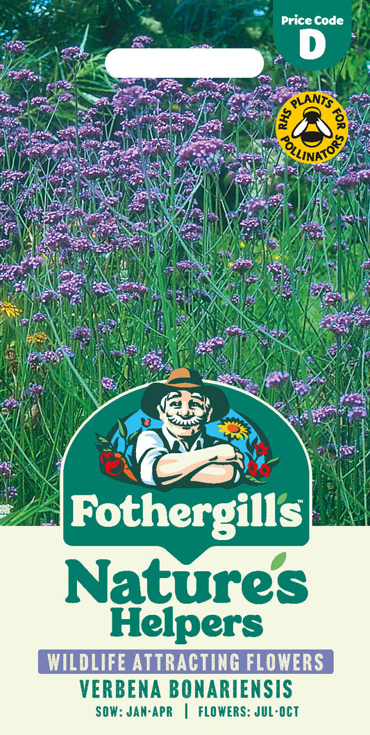 Mr Fothergill's Verbena Bonariensis Seeds Packet