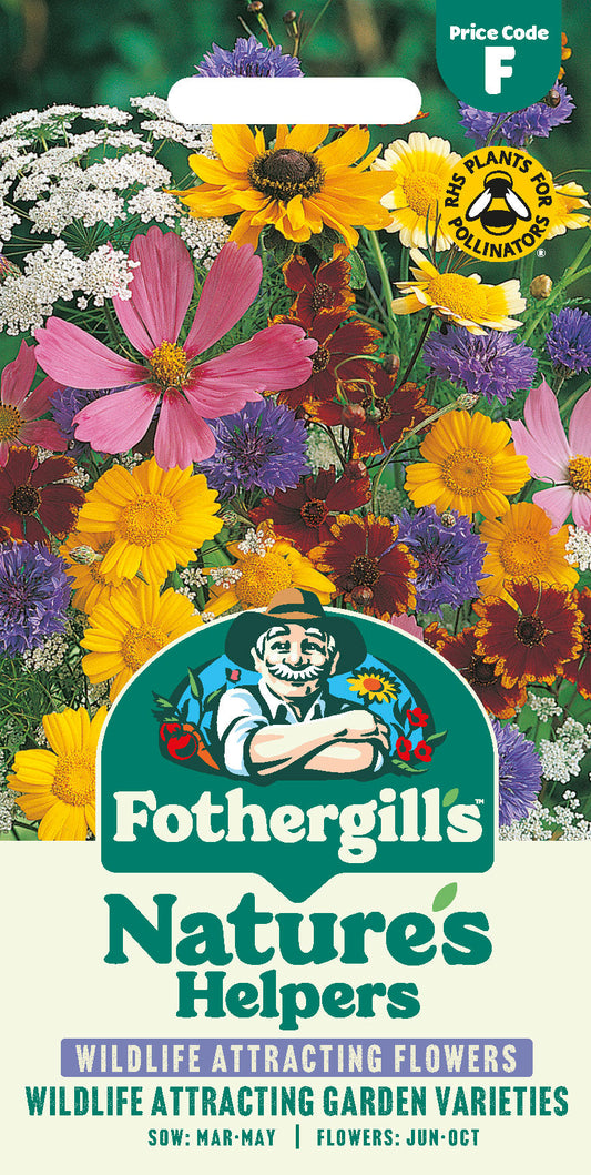 Mr Fothergill's Wildlife Attracting Garden Varieties Mix Seeds Packet