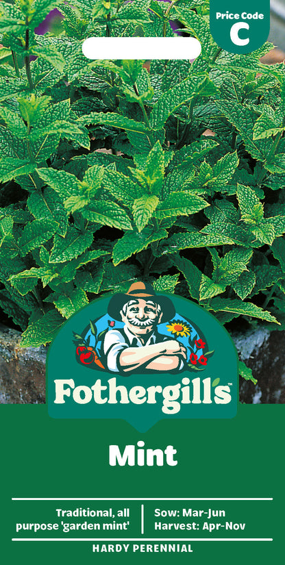 Mr Fothergill's Mint Seeds Packet