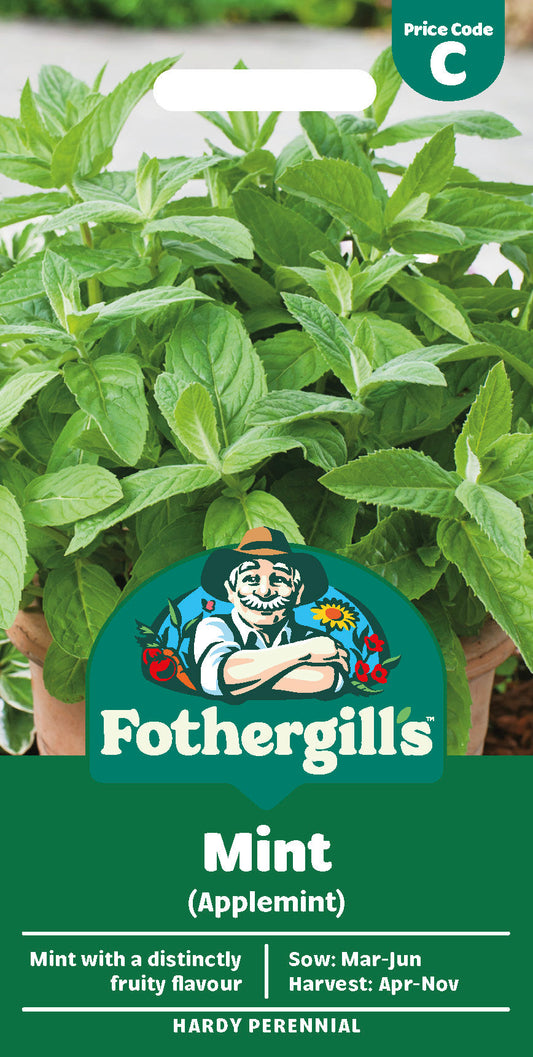 Mr Fothergill's Mint (Applemint) Seeds Packet
