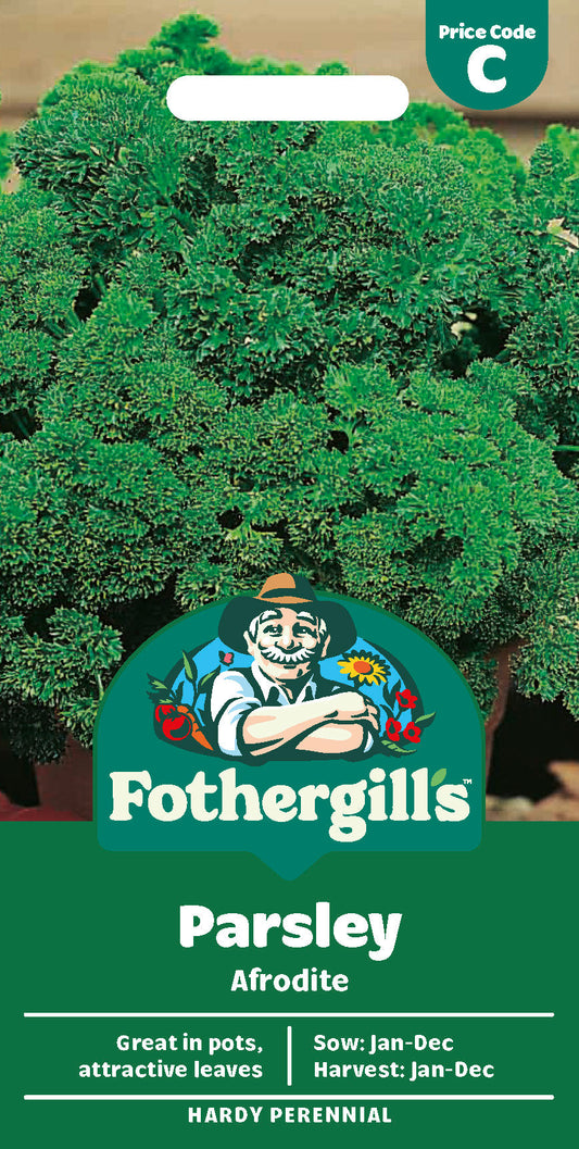 Mr Fothergill's Parsley Afrodite Seeds Packet