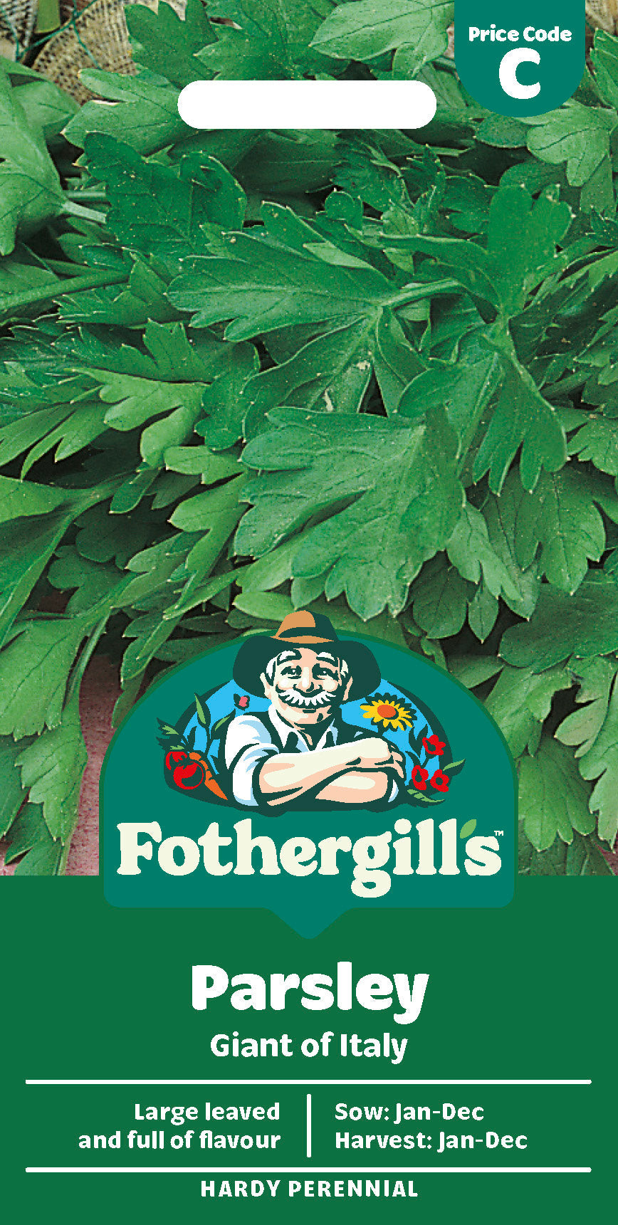Mr Fothergill's Parsley Giant Of Italy Seeds Packet