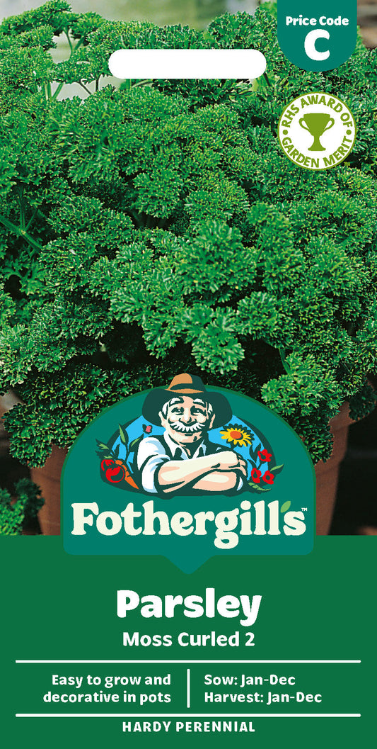 Mr Fothergill's Parsley Moss Curled 2 Seeds Packet