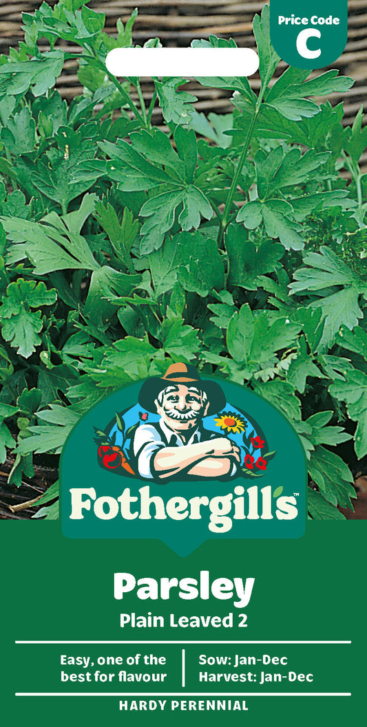 Mr Fothergill's Parsley Plain Leaved 2 Seeds Packet