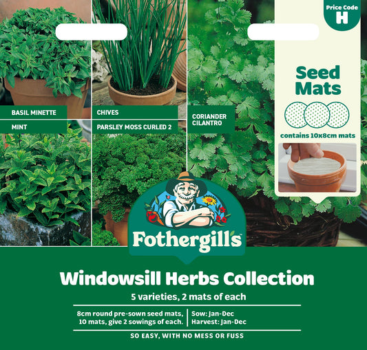 Mr Fothergill's Mat Herb Collection Seeds Packet