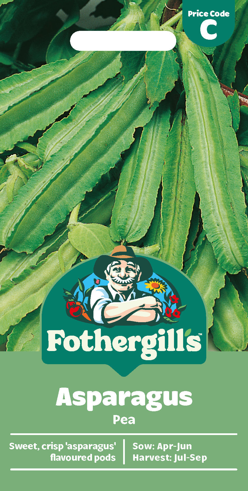 Mr Fothergill's Asparagus Pea Seeds Packet
