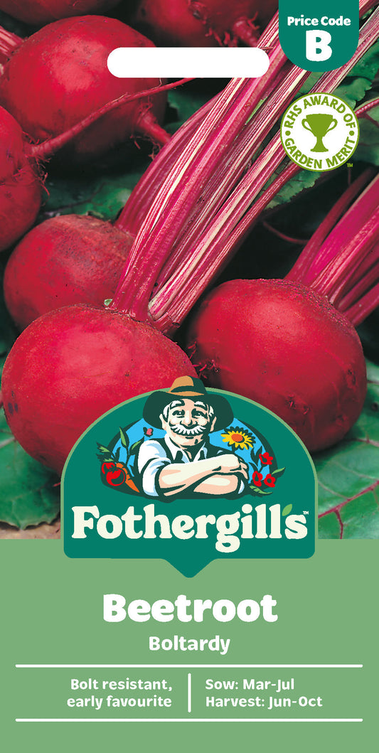 Mr Fothergill's Beetroot Boltardy Seeds Packet