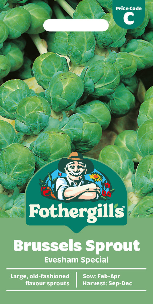 Mr Fothergill's Brussels Sprout Evesham Special Seeds Packet