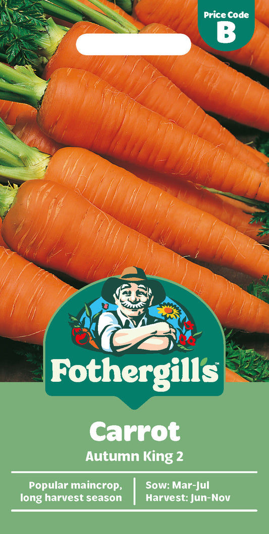 Mr Fothergill's Carrot Autumn King 2 Seeds Packet