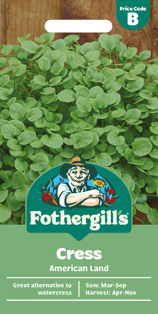 Mr Fothergill's Cress American Land Seeds Packet