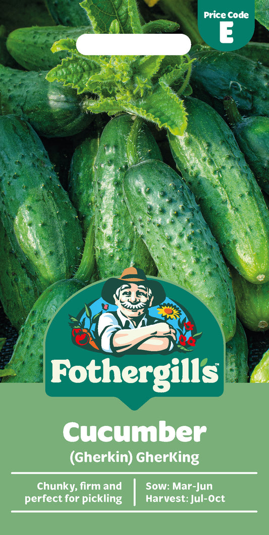 Mr Fothergill's Cucumber (Gherkin) Gherking Seeds Packet