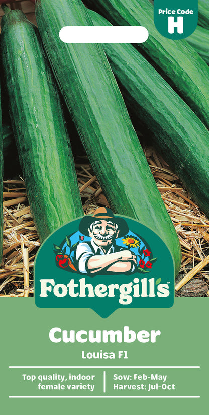 Mr Fothergill's Cucumber Louisa F1 Seeds Packet