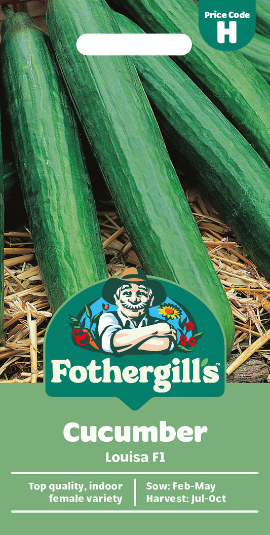 Mr Fothergill's Cucumber Louisa F1 Seeds Packet
