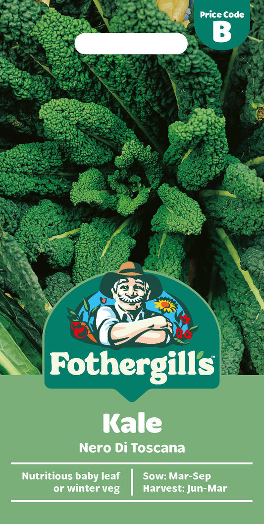 Mr Fothergill's Kale Nero Di Toscana Seeds Packet