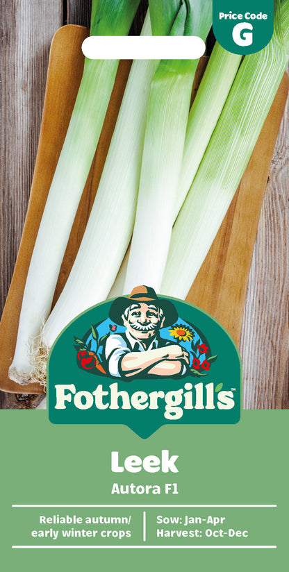 Mr Fothergill's Leek Autora F1 Seeds Packet