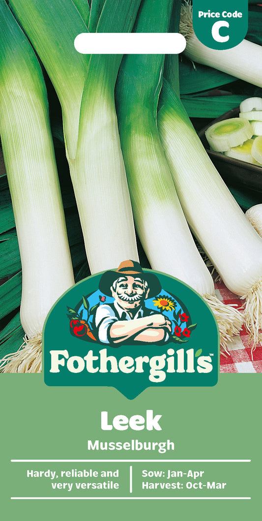 Mr Fothergill's Leek Musselburgh Seeds Packet
