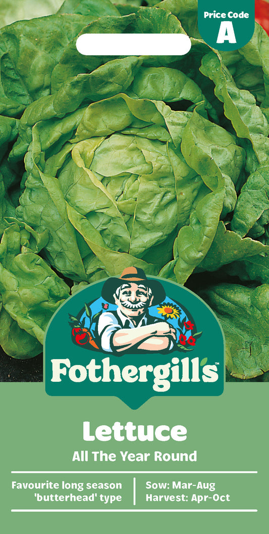 Mr Fothergill's Lettuce All The Year Round Seeds Packet
