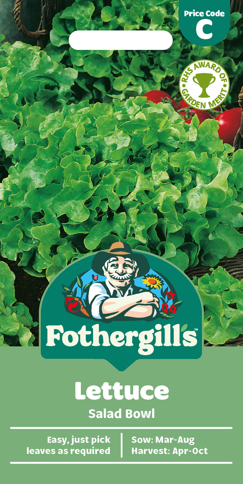 Mr Fothergill's Lettuce Salad Bowl Seeds Packet
