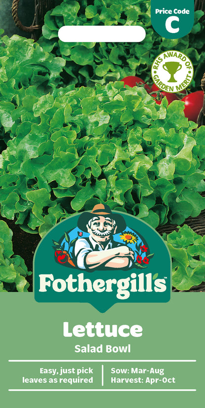 Mr Fothergill's Lettuce Salad Bowl Seeds Packet