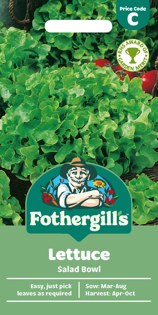 Mr Fothergill's Lettuce Salad Bowl Seeds Packet