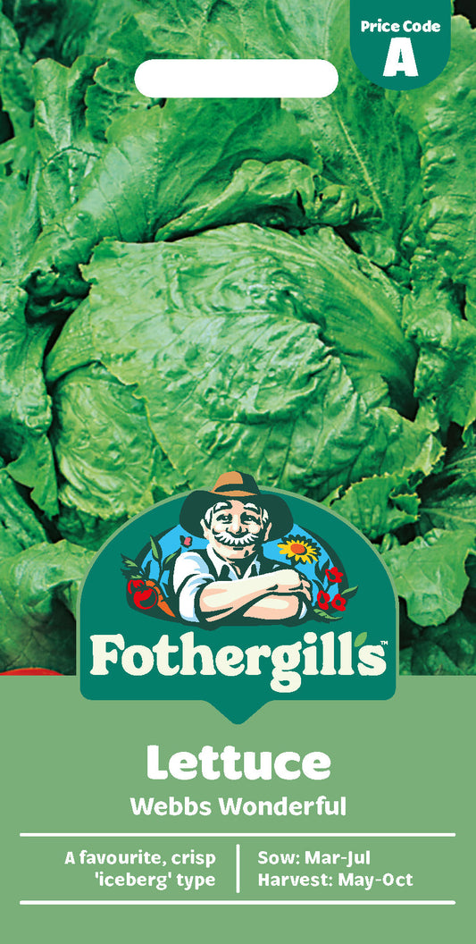Mr Fothergill's Lettuce Webbs Wonderful Seeds Packet