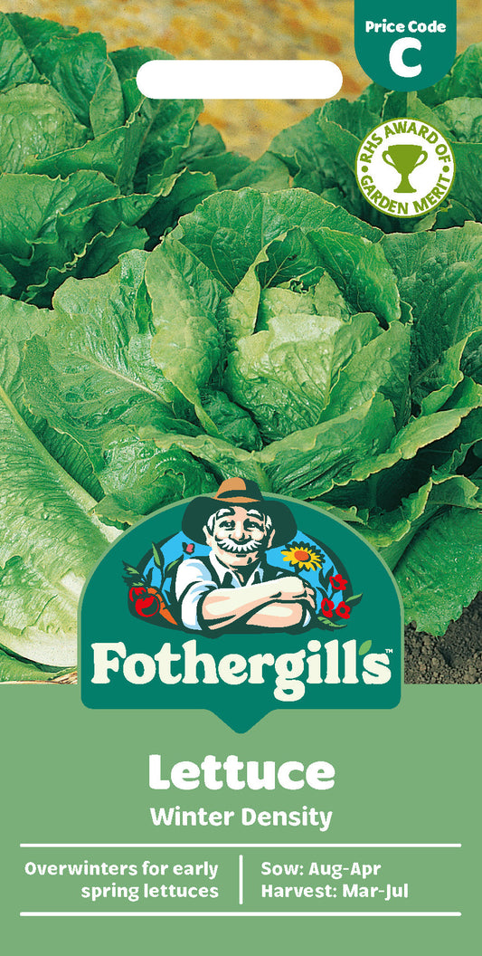Mr Fothergill's Lettuce Winter Density Seeds Packet