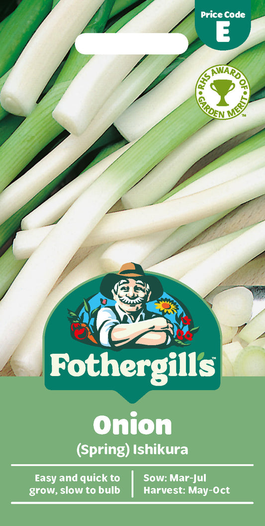 Mr Fothergill's Onion (Spring) Ishikura Seeds Packet