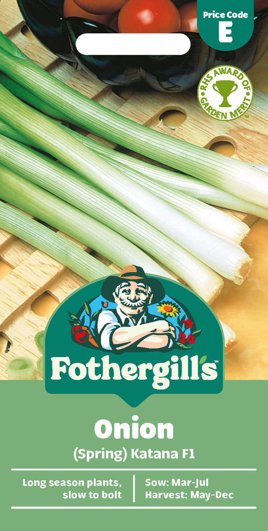 Mr Fothergill's Onion (Spring) Katana F1 Seeds Packet