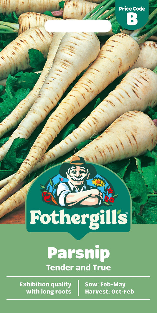 Mr Fothergill's Parsnip Tender And True Seeds Packet