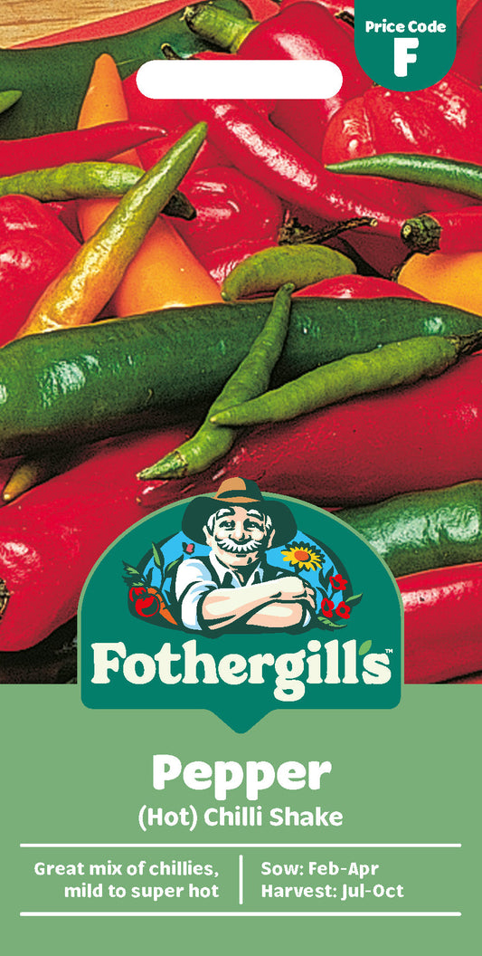 Mr Fothergill's Pepper (Hot) Chilli Shake Seeds Packet