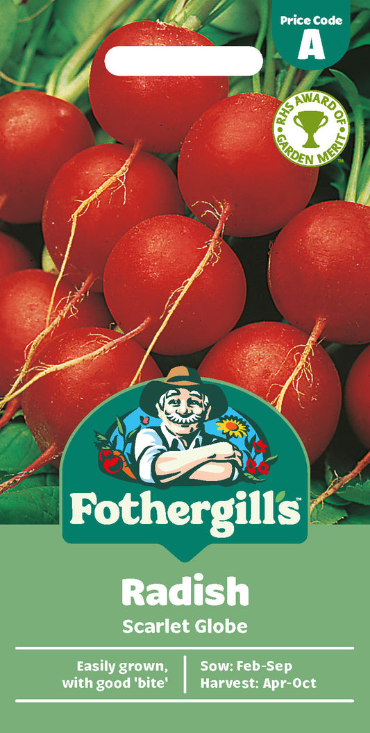 Mr Fothergill's Radish Scarlet Globe Seeds Packet