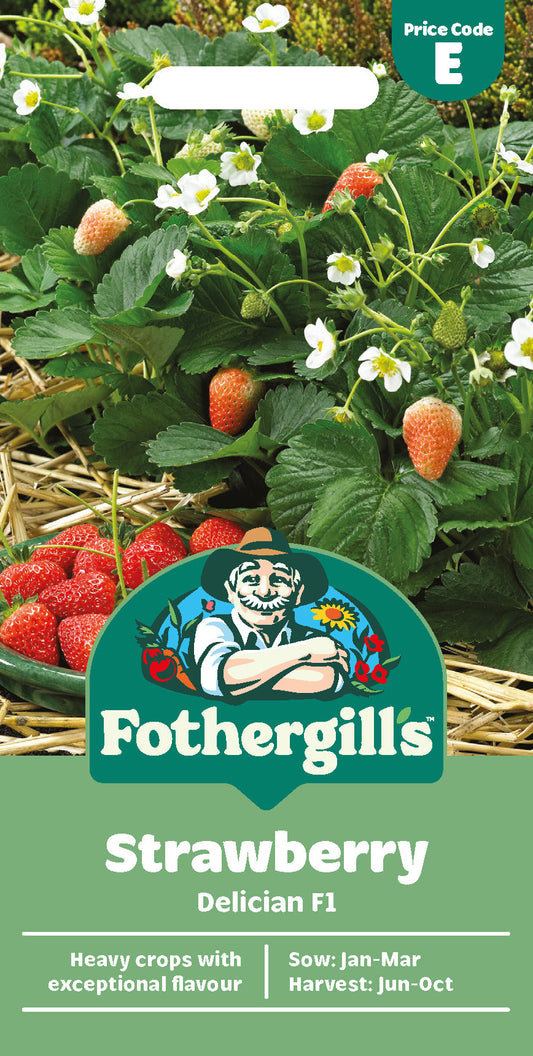 Mr Fothergill's Strawberry Delician F1 Seeds Packet