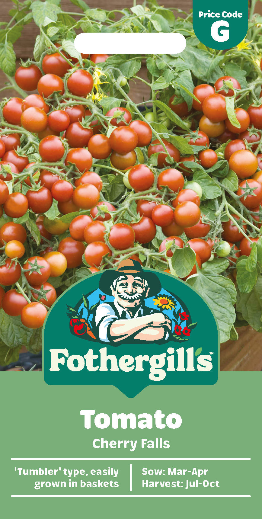 Mr Fothergill's Tomato Cherry Falls Seeds Packet