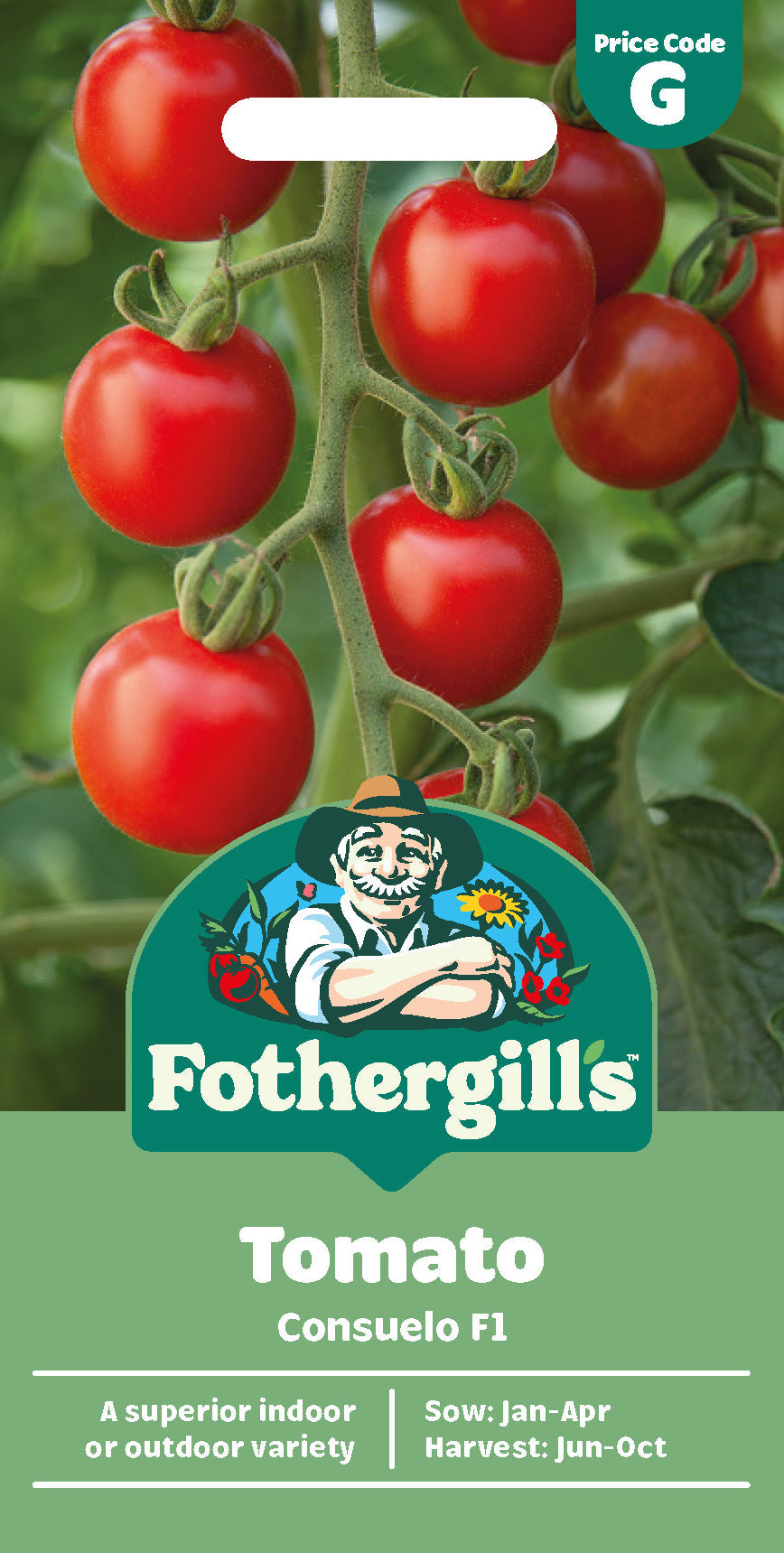 Mr Fothergill's Tomato Consuelo F1 Seeds Packet