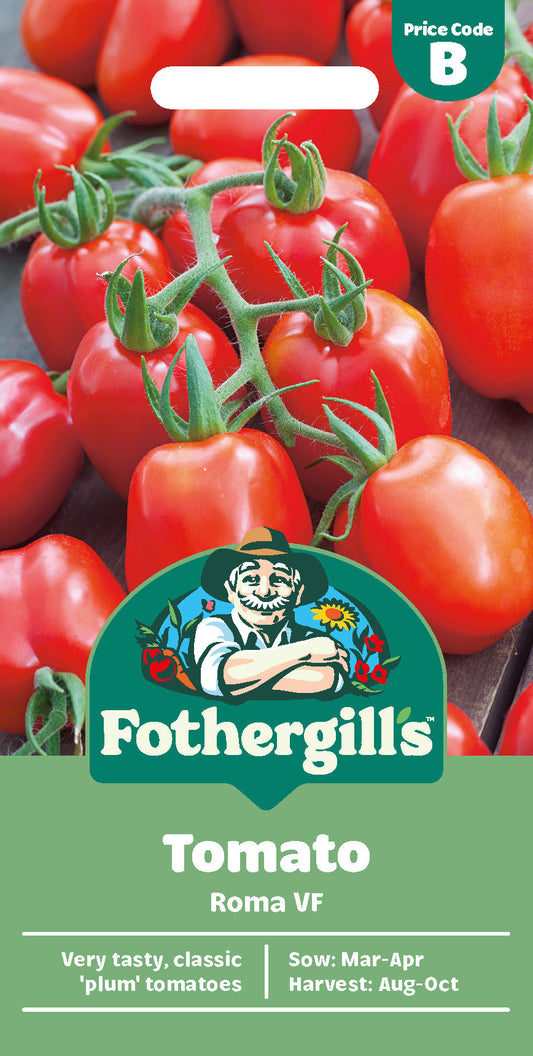 Mr Fothergill's Tomato Roma Vf Seeds Packet