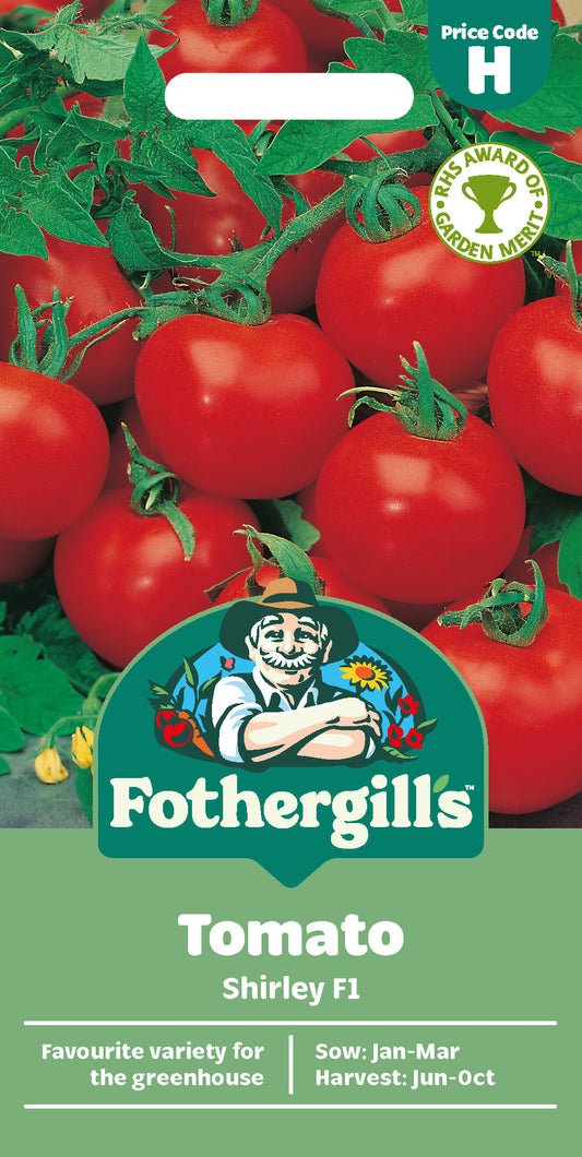 Mr Fothergill's Tomato Shirley F1 Seeds Packet