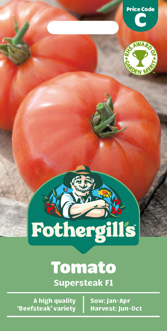 Mr Fothergill's Tomato Supersteak F1 Seeds Packet