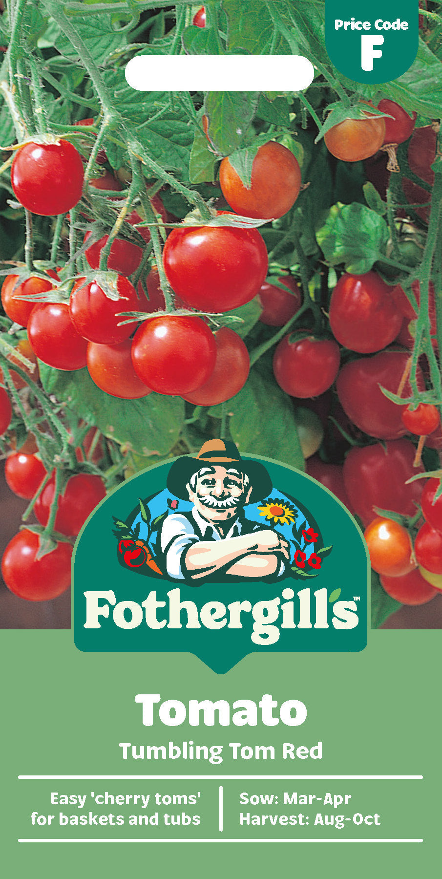 Mr Fothergill's Tomato Tumbling Tom Red Seeds Packet