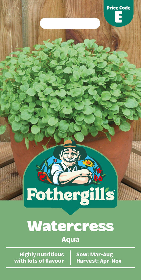 Mr Fothergill's Watercress Aqua Seeds Packet