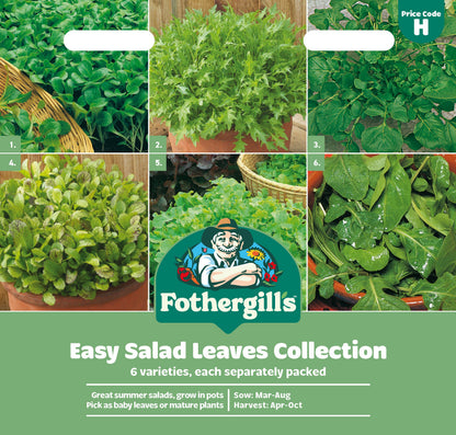 Mr Fothergill's Easy Salad Leaves Seeds Packet
