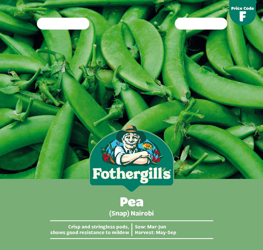 Mr Fothergill's Pea (Snap) Nairobi Seeds Packet