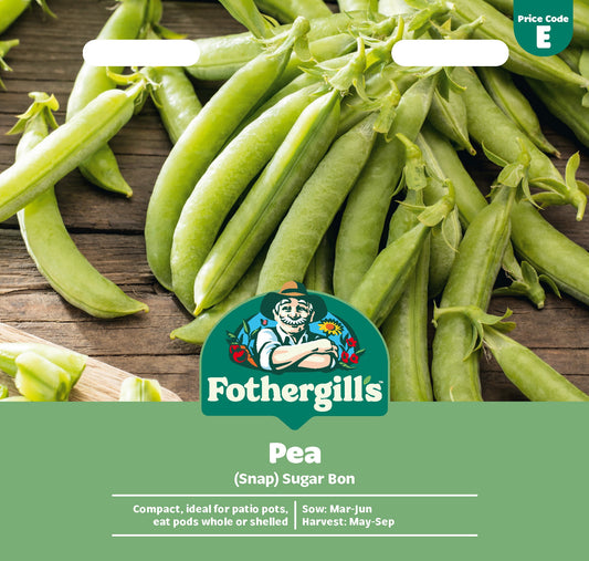 Mr Fothergill's Pea (Snap) Sugar Bon Seeds Packet