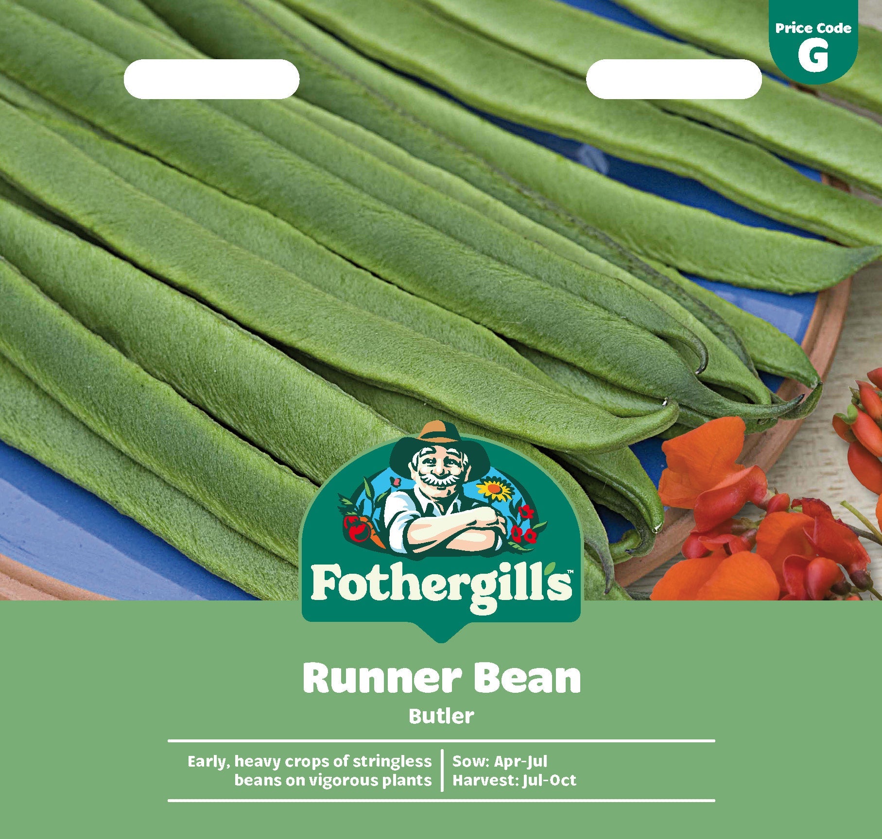 Mr Fothergill's Runner Bean Butler Seeds Packet