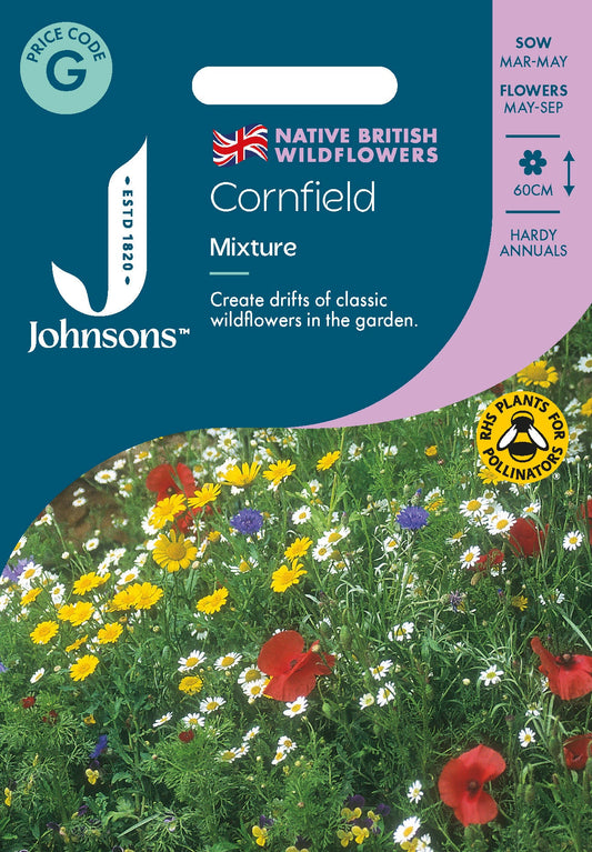 Johnsons Cornfield Mixture Seeds Packet