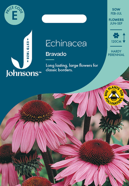 Johnsons Echinacea Bravado Seeds Packet