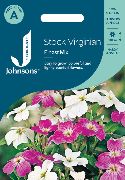 Johnsons Stock Virginian Finest Mix Seeds Packet