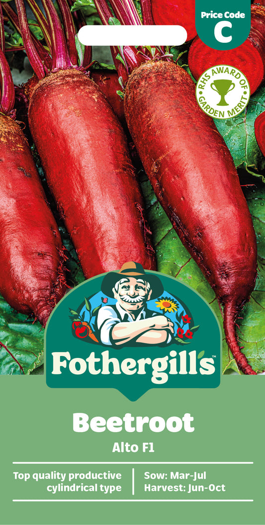 Mr Fothergill's Beetroot Alto F1 Seeds Packet