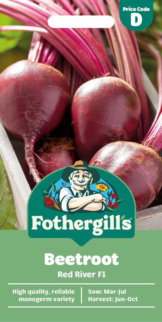Mr Fothergill's Beetroot Red River F1 Seeds Packet